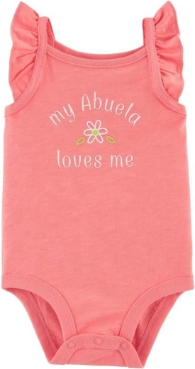 Body canotta da bambina Carter’s Pink taglia 62 (3 mesi)