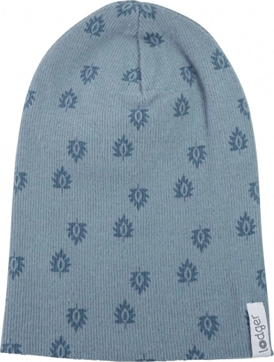 Cappellino in cotone Lodger Beanie Print Rib Ocean 1–2 anni