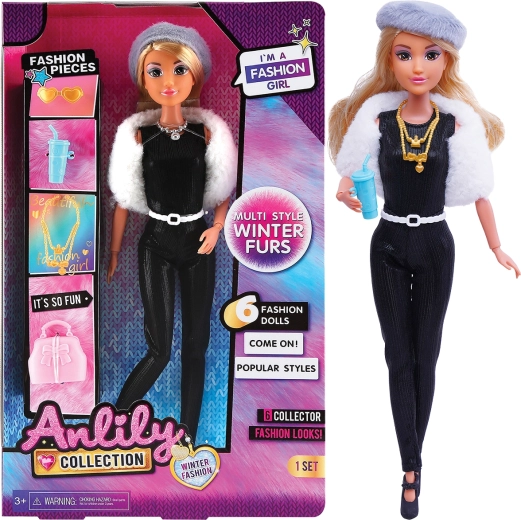 Bambola alla moda con pantaloni