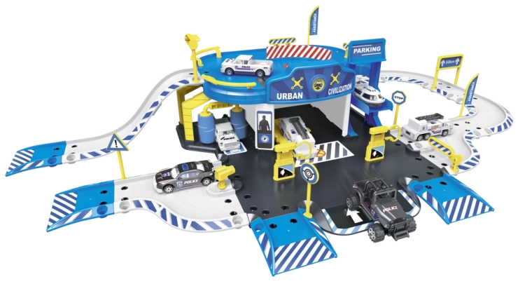 Stazione di polizia con garage