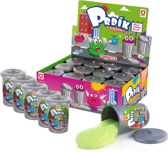 Massa scorreggiona nel bidoncino – slime con suoni di scoregge