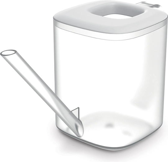 Annaffiatoio Tubi 1 l trasparente/bianco