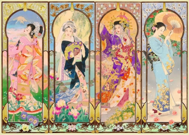 Puzzle Ravensburger Quattro stagioni 1000 pezzi