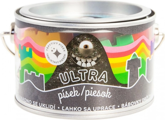 Ultra sabbia con glitter 200 g – nera