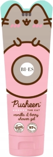 Pusheen The Cat gel doccia e shampoo 2 in 1 con profumo di vaniglia e frutti di bosco 240 ml