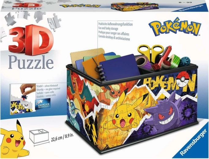 Puzzle 3D portagioie POKÉMON 216 pezzi