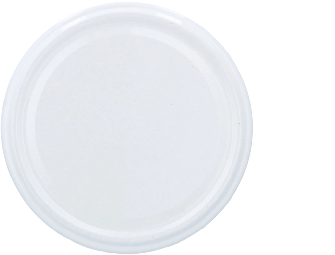 Coperchio metallico bianco Twist-Off 66 mm