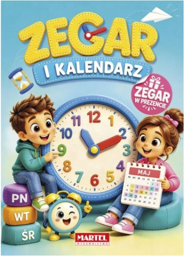 Libro Orologio e calendario con modello