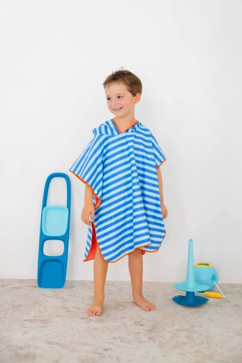 Poncho da spiaggia per bambini Quut Ocean