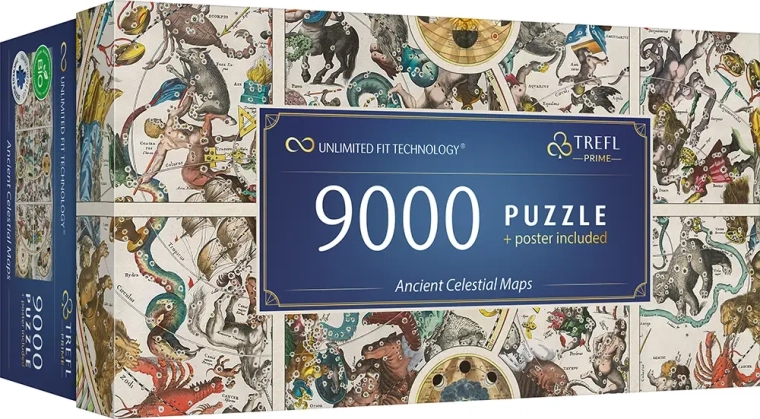 Puzzle 9000 pezzi Antiche Mappe Celesti