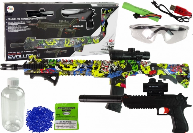 Carabina / fucile - pistola a palline d’acqua con accessori