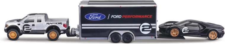 Maisto Design Team Haulers Ford F-150 SVT Raptor e Ford GT Heritage 1:64