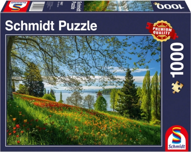 Puzzle Tulipani in fiore sull'isola di Mainau 1000 pezzi