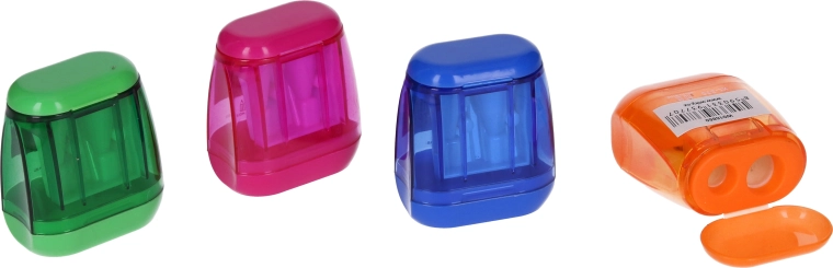 Temperamatite per due matite con contenitore - 1 pezzo