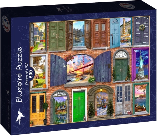 Puzzle Bluebird Porte per l’America 500 pezzi
