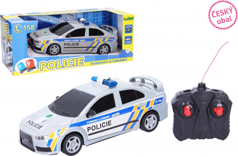 Auto RC polizia ceca a controllo remoto 23 cm