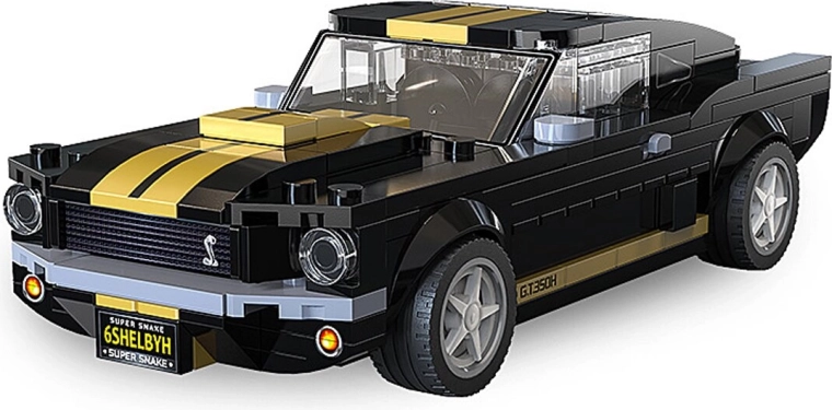 Set di costruzioni CaDA Shelby GT 350 H in scala 1:24 nero
