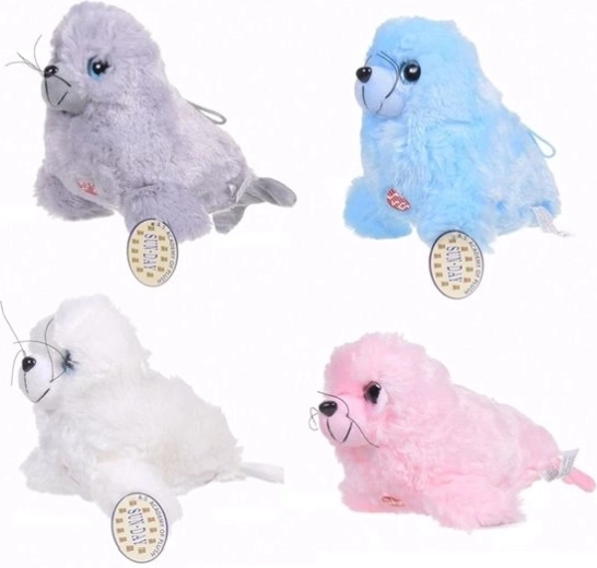 Foca di peluche con voce 50 cm