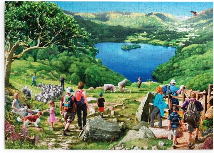 House of Puzzles Vista sul lago – puzzle da 500 pezzi grandi