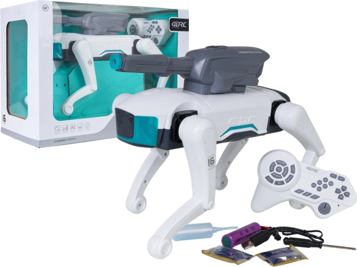 Cane robot telecomandato KEEPER 300 con blaster a gel