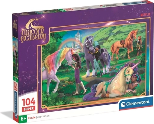 Puzzle Clementoni Unicorn Academy da 104 pezzi