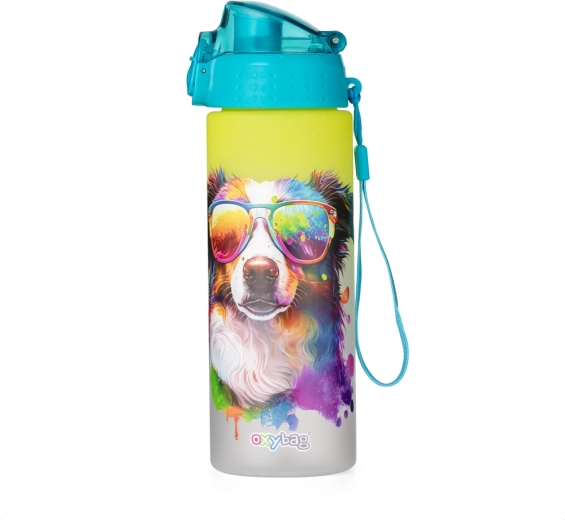 Borraccia OXY Click 600 ml crazy animals cane