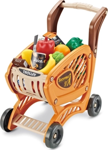 Carrello della spesa per bambini WOOPIE con 42 accessori