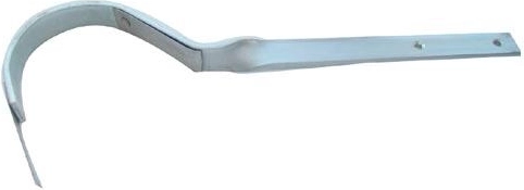 Gancio attorcigliato per grondaia 250 mm zincato