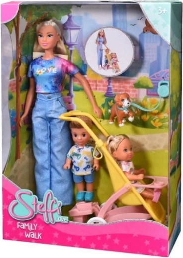 Steffi passeggiata in famiglia