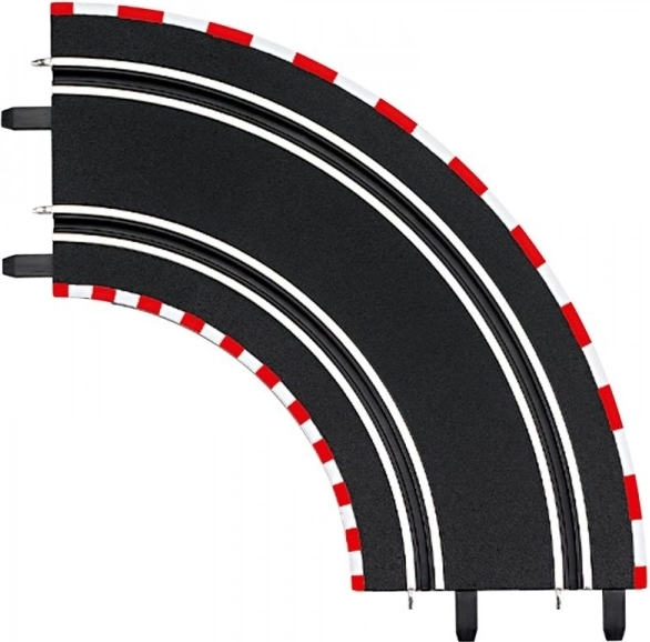 Curva 1/90° per piste GO!!!, GO!!! Plus e DIGITAL 143 (2 pz)