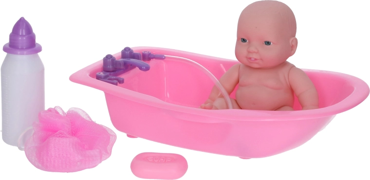 Bambolina nella vaschetta da bagno 28 cm