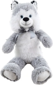 Husky di peluche 55 cm