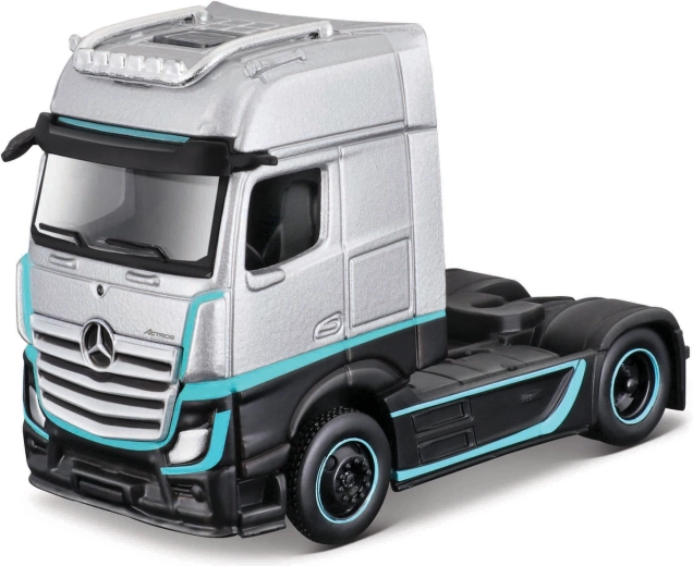Maisto Mercedes-Benz Actros 1851 custom rigs argento-nero 1:64