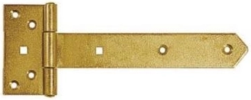 Cerniera per cancelli 500 × 65 × 110 × 40 × 4 mm, acciaio zincato giallo