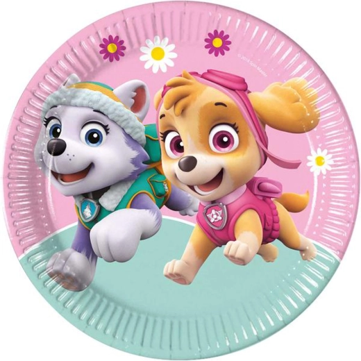 Piatti di carta PAW PATROL 23 cm, 8 pz