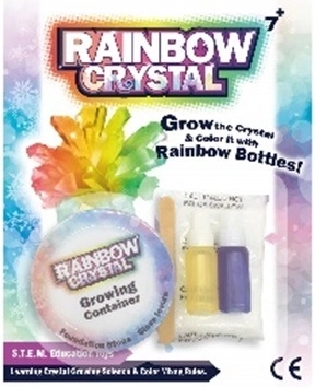 Cristallo in crescita - arcobaleno