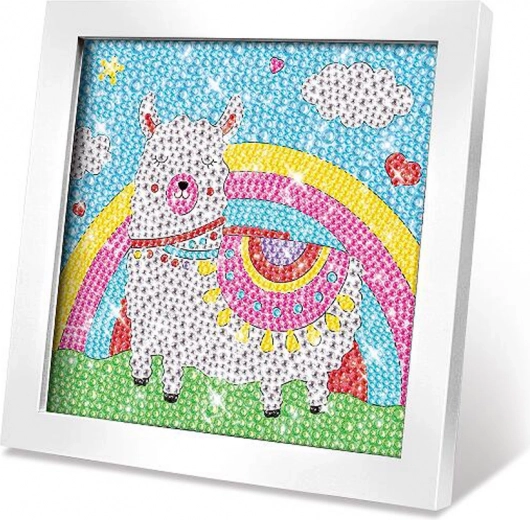 Set creativo quadro con pietrine – lama 17,5 × 17,5 cm