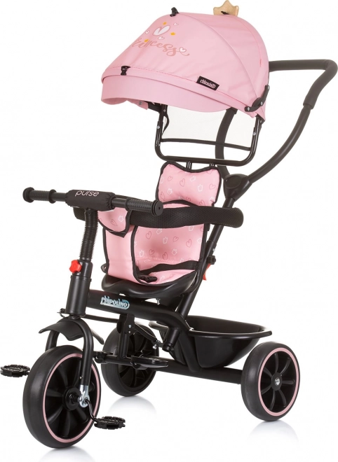 Triciclo per bambini con cappottina 2-in-1 Pulse Princess