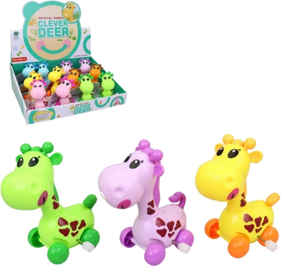 giraffa a carica – giocattolo da mano, 6 colori