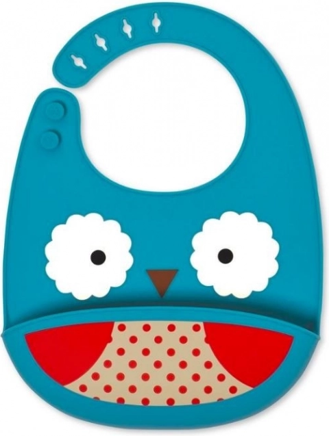 Bavaglino in silicone Zoo Gufo