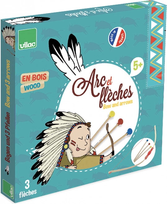 Set di tiro con l’arco per bambini in legno con frecce a ventosa