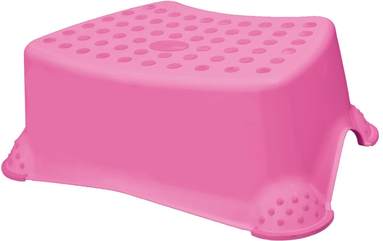 Pedana antiscivolo per bambini per WC e lavabo Little Duck, rosa scuro
