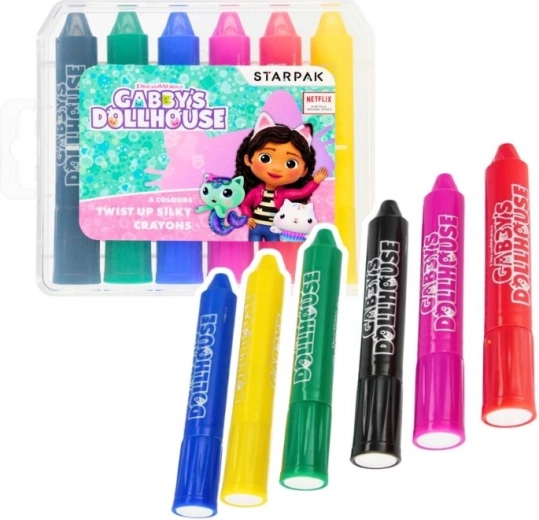 Pastelli a cera a scomparsa Gabby’s Dollhouse (6 pz)