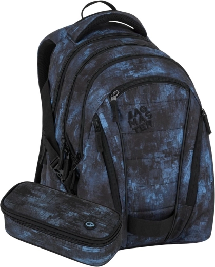 Set studentesco Bagmaster borsa 25 b nero-blu