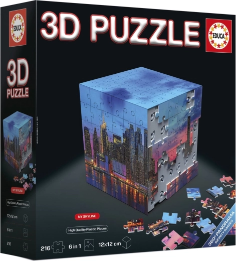 Educa puzzle 3D a cubo New York 216 pezzi