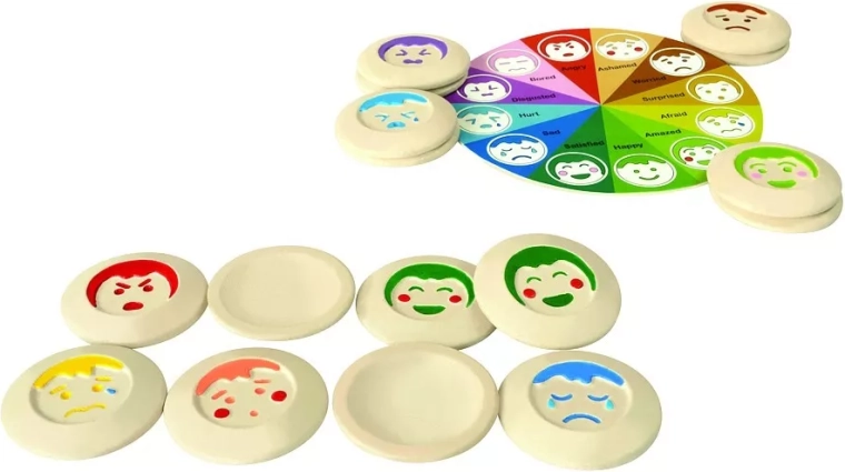 PlanToys memory in legno delle emozioni