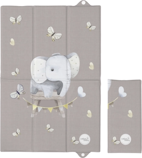 Ceba Baby fasciatoio pieghevole da viaggio 60 × 40 cm basic little elephant