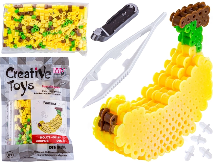Perline termoadesive 3D – modello banana