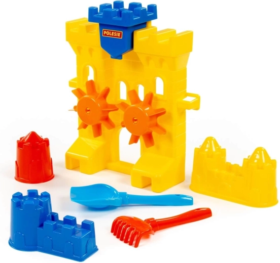 Set da sabbia con mulino a castello