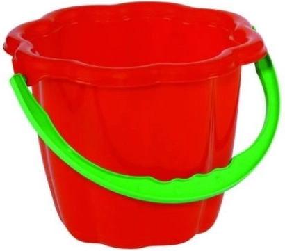 Secchiello di plastica per sabbia per bambini